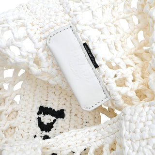 PRADA | White Crochet Tote Bag