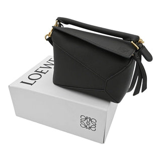 LOEWE | Mini Puzzle Edge Leather Crossbody Bag