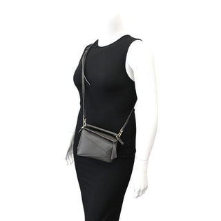 LOEWE | Mini Puzzle Edge Leather Crossbody Bag