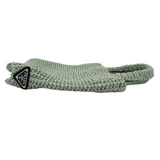 Mint Green Small Crochet Tote Bag