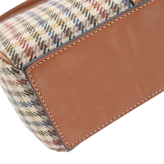 Mini 16 Tweed & Calfskin Top Handle Bag