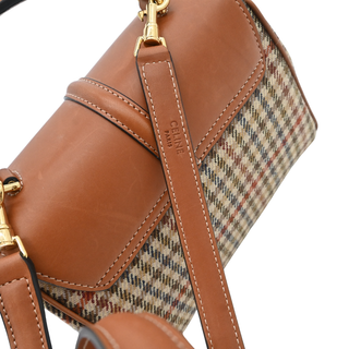 Mini 16 Tweed & Calfskin Top Handle Bag