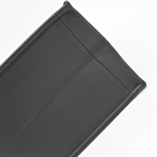 Black Leather Book Tote Bag
