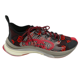 GUCCI | Black Red Run GG Knit Sneakers
