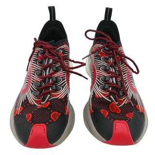 Black Red Run GG Knit Sneakers