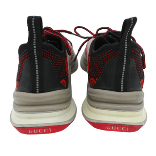 Black Red Run GG Knit Sneakers