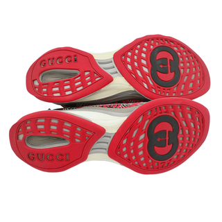 Black Red Run GG Knit Sneakers