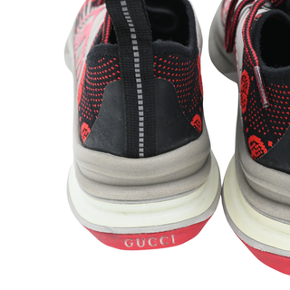 Black Red Run GG Knit Sneakers