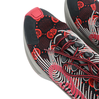 Black Red Run GG Knit Sneakers