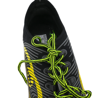 Black Yellow Run Knit Sneakers