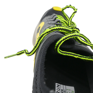 Black Yellow Run Knit Sneakers