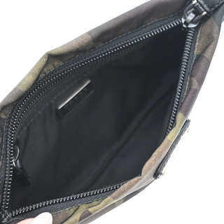PRADA | Camouflage Tessuto Nylon Zip Wristlet Pouch