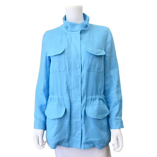 Traveller Lady Field Blue Linen Jacket