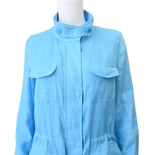 Traveller Lady Field Blue Linen Jacket