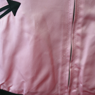 Tropical Silk-Satin Bomber Jacket