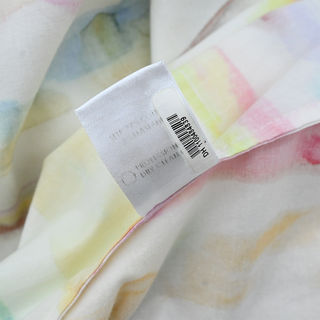 Watercolor Cotton Shirt Dress