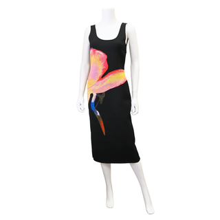 ALEXANDER MCQUEEN | Solarized Orchid Jacquard Dress
