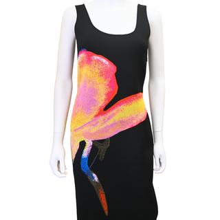 Solarized Orchid Jacquard Dress