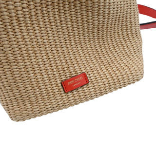 Bon Bon Mini Raffia Woven Bucket Bag