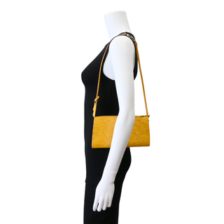 Yellow Epi Leather Pochette Accessoires Shoulder Bag