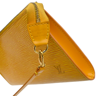 Yellow Epi Leather Pochette Accessoires Shoulder Bag