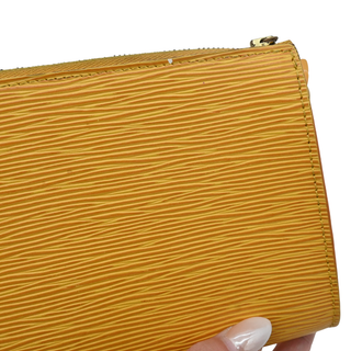 Yellow Epi Leather Pochette Accessoires Shoulder Bag