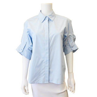 French Blue Gemma Button-Down Shirt