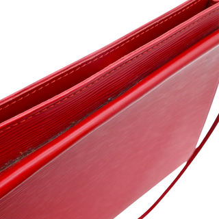 Red Epi Leather Saint Tropez Shoulder Bag