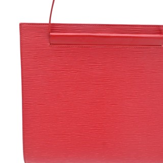Red Epi Leather Saint Tropez Shoulder Bag