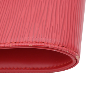 Red Epi Leather Saint Tropez Shoulder Bag