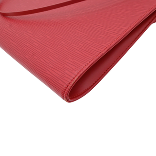 Red Epi Leather Saint Tropez Shoulder Bag