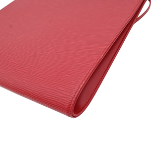 Red Epi Leather Saint Tropez Shoulder Bag