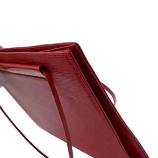 Red Epi Leather Saint Tropez Shoulder Bag
