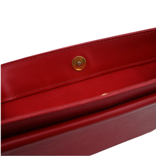 Red Epi Leather Saint Tropez Shoulder Bag