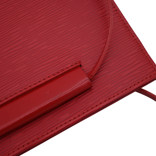 Red Epi Leather Saint Tropez Shoulder Bag