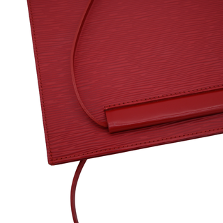 Red Epi Leather Saint Tropez Shoulder Bag