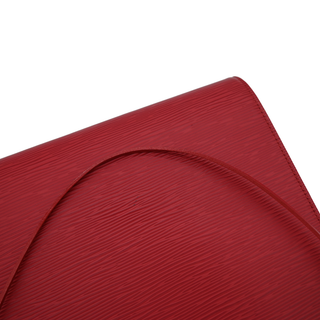 Red Epi Leather Saint Tropez Shoulder Bag