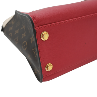 On My Side MM Monogram & Leather Tote Bag