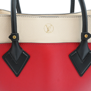 On My Side MM Monogram & Leather Tote Bag