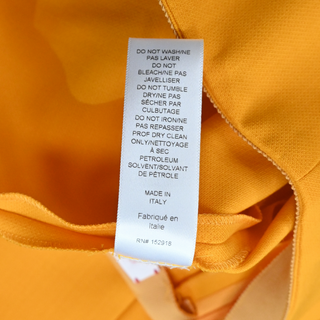 Orange Wool-Blend Trousers
