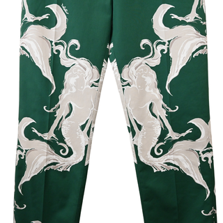 Metamorphose Siren Print Cotton Trousers