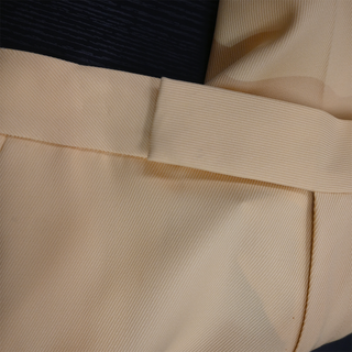 Farah Custard Wool Straight Leg Pants