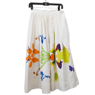 Klecksography Art Print Midi Skirt