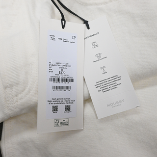 MOUSSY | White Denim Tribeca Super Wide Jeans