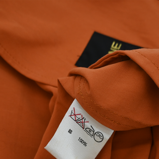 CELINE | Orange "Voile La Mer" Cropped Zip Bomber Jacket