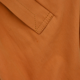 CELINE | Orange "Voile La Mer" Cropped Zip Bomber Jacket