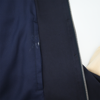 SAINT LAURENT | Colorblock Zip-Front Track Bomber Jacket