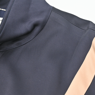 SAINT LAURENT | Colorblock Zip-Front Track Bomber Jacket