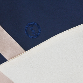 SAINT LAURENT | Colorblock Zip-Front Track Bomber Jacket
