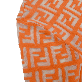 FENDI | Orange FF Jacquard Knit Top